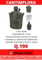 CANTIMPLORA DE 1 LITRO COLOR VERDE MILITAR